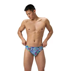 Speedo Плавки мужские ML Printed Brief Blue/Green