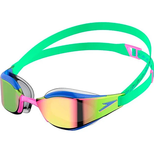 Speedo Очки для плавания Fastskin Hyper Elite Mirror green/blue