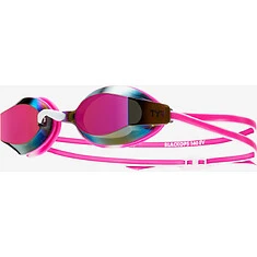 TYR Очки для плавания подростковые Youth Black Ops 140 EV Mirrored Racing Pink/White