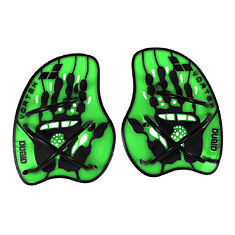 Arena Лопатки для плавания Vortex Evolution Hand Paddle Acid lime-Black