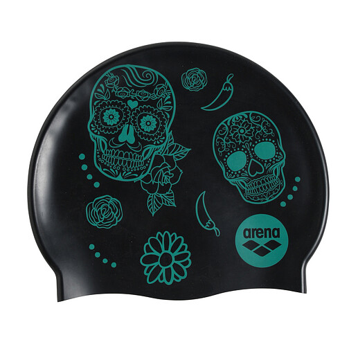 Arena Шапочка для плавания PRINT JR crazy skulls carnival