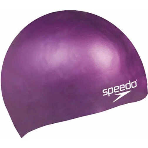 Speedo Шапочка для плавания Junior Plain Moulded Silicone Cap Purple