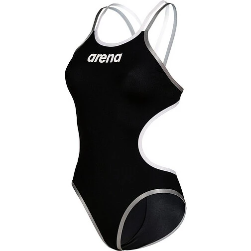 Arena Купальник ARENA ONE DOUBLE CROSS BACK black-white-silver