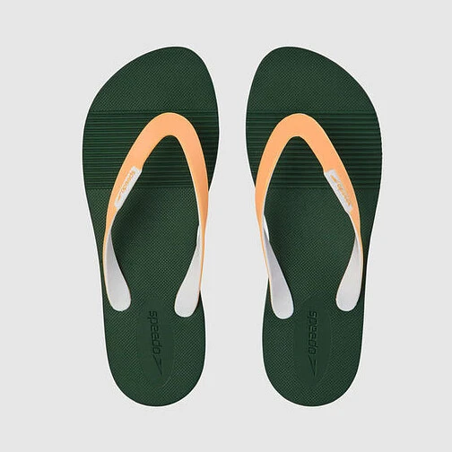 Speedo Сланцы Saturate II Thong AM Green/Orange