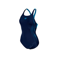 Arena Купальник SWIM PRO BACK GRAPHIC LB navy-turquoise