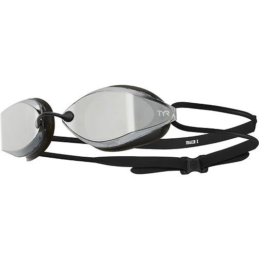 TYR Очки для плавания Tracer-X Racing Nano Mirrored Silver/Black