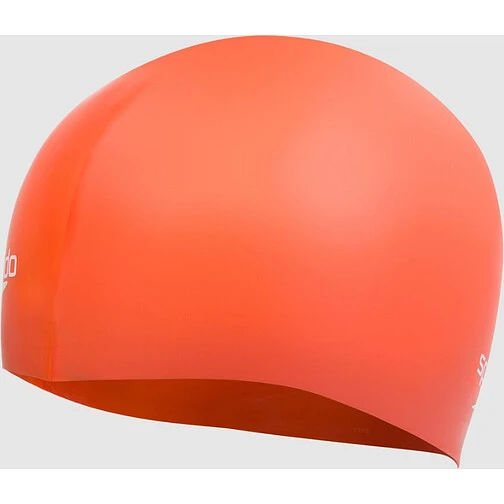 Speedo Шапочка для плавания Plain Moulded Silicone Cap Orange