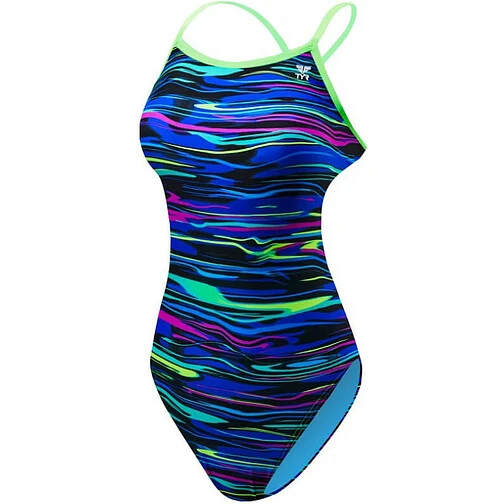 TYR Купальник Fresno Crosscutfit Tieback Blue/Multi
