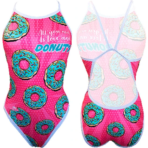 TURBO Купальник 'REVOLUTION' GIRL COMIC DONUT pink TURBO Купальник 'REVOLUTION' GIRL COMIC DONUT pink