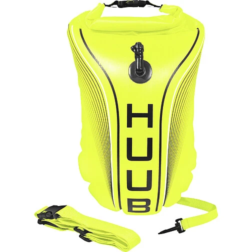 HUUB Буй опознавательный для плавания на открытой воде Safety Tow Float Fluo Yellow
