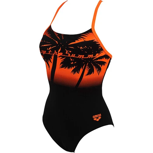 Arena Купальник W Rita Black-Tropical Orange Arena Купальник W Rita Black-Tropical Orange