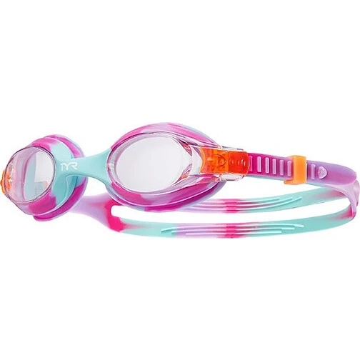 TYR Очки для плавания Swimple Tie-Dye Junior clear/pink.mi TYR Очки для плавания Swimple Tie-Dye Junior clear/pink.mi