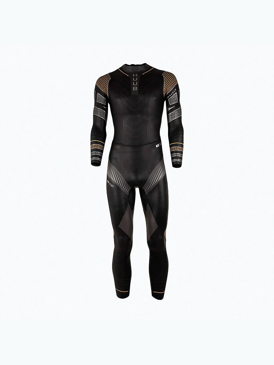 HUUB Гидрокостюм для открытой воды Pinnacle Silver/Yellow
