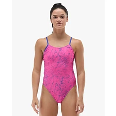 TYR Купальник Durafast Elite Cutoutfit Zephyr Pink/Royal