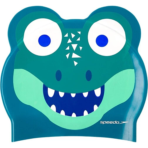 Speedo Шапочка для плавания Plain Moulded Silicone Junior Crocodile