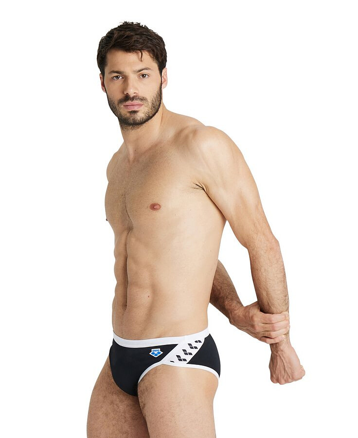 Arena Плавки спортивные ICONS SWIM BRIEFS SOLID black-white