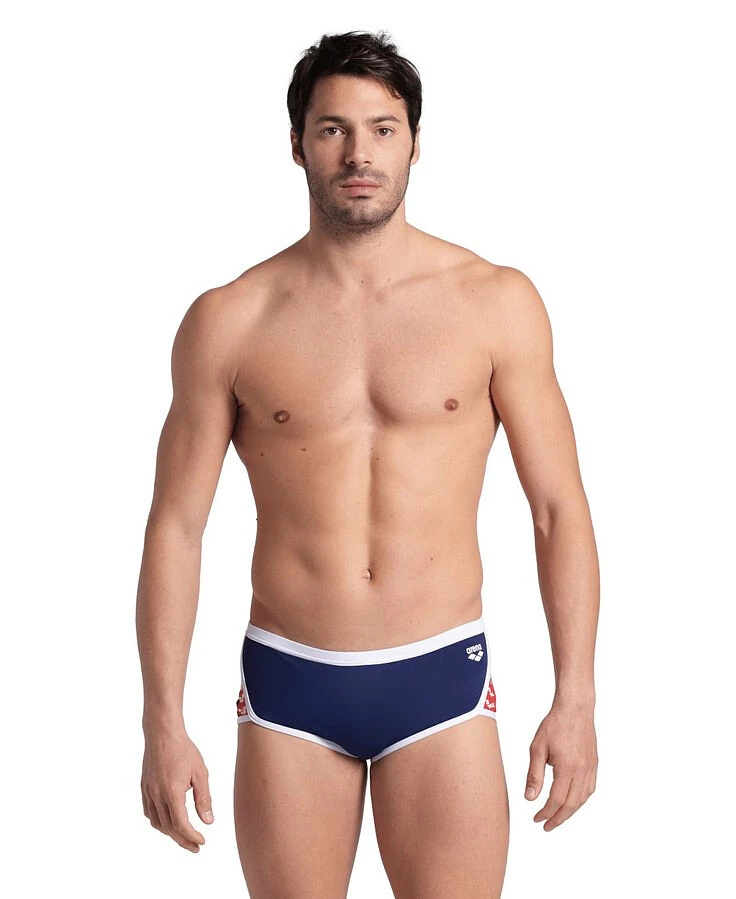 Arena Плавки ARENA ICONS SWIM LOW WAIST SHORT SOLID navy-white-red multi