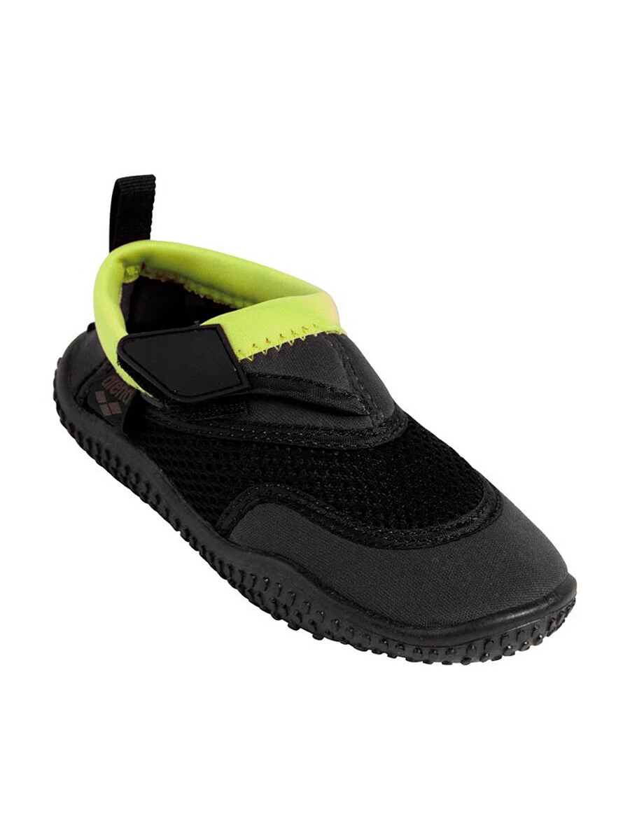 Arena Тапки для плавания ARENA WATERSHOES JR dark_grey-lime