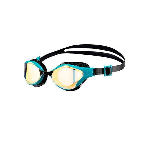 Arena Очки для плавания AIR-BOLD SWIPE MIRROR yellow_copper-green_lake