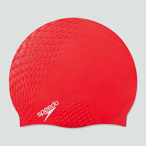 Speedo Шапочка для плавания Adult Bubble Active + Cap Red