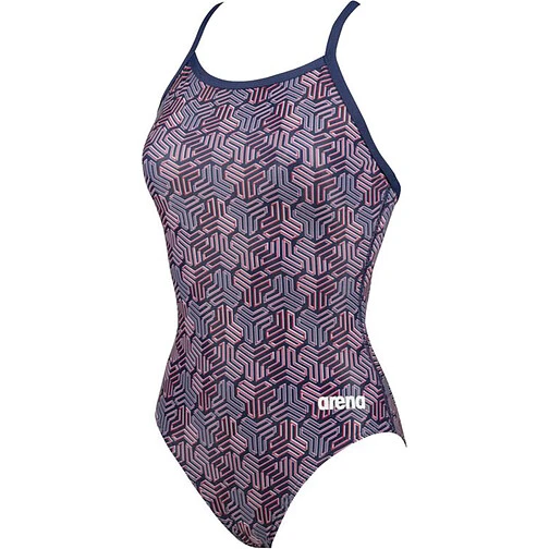 Arena Купальник KIKKO LIGHT DROP BACK Navy-Multi Red