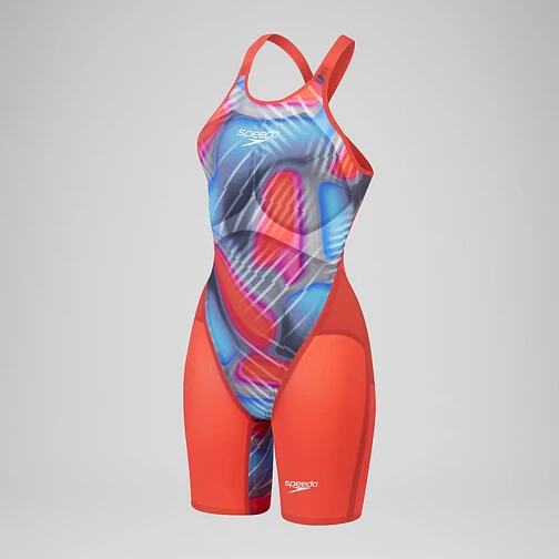 Speedo Гидрокостюм LZR Pure Valor 2.0 Openback Kneeskin Red/Blue