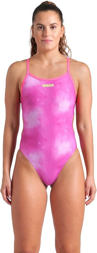 Arena Купальник CHALLENGE BACK ALLOVER S Pink Multi-S Pink