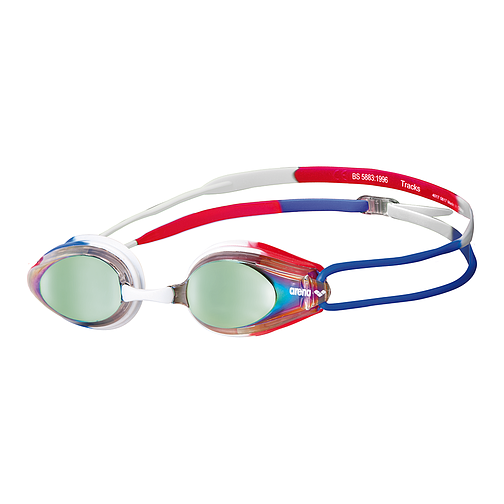 Arena Очки для плавания Tracks Mirrored Gold-Blue-Red