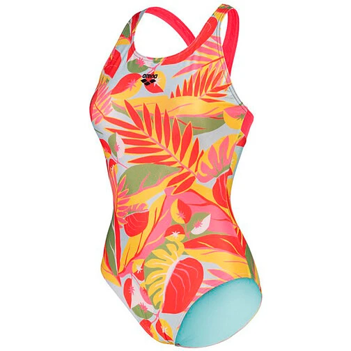 Arena Купальник ARENA TROPIC CONTROL PRO BACK LOW fluo red-multi