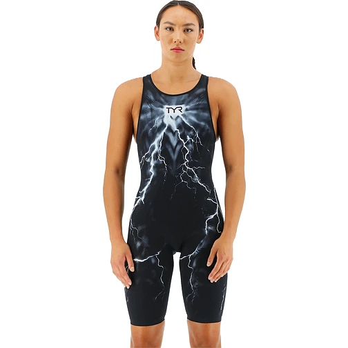 TYR Гидрокостюм VENZO Phantom Open Back Swimsuit black