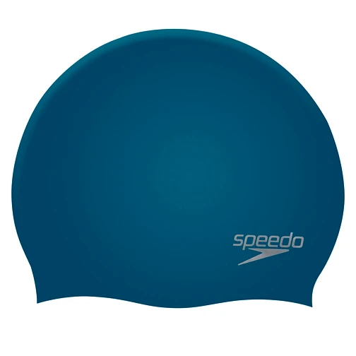 Speedo Шапочка для плавания Plain Moulded Silicone Cap Teal