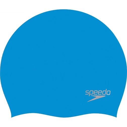 Speedo Шапочка для плавания Plain Moulded Silicone Cap Blue/Silver Speedo Шапочка для плавания Plain Moulded Silicone Cap Blue/Silver