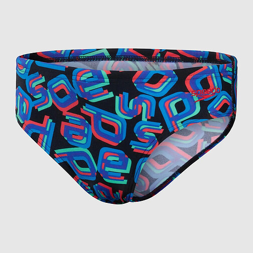 Speedo Плавки спортивные Boys' Digital 6.5cm Brief black/red