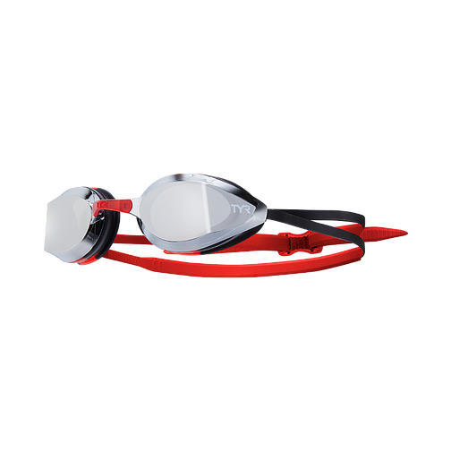 TYR Очки для плавания Edge-X Racing Mirrored Silver/Red