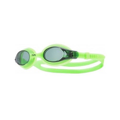 TYR Очки для плавания Swimple Junior Smoke/Fluo Green