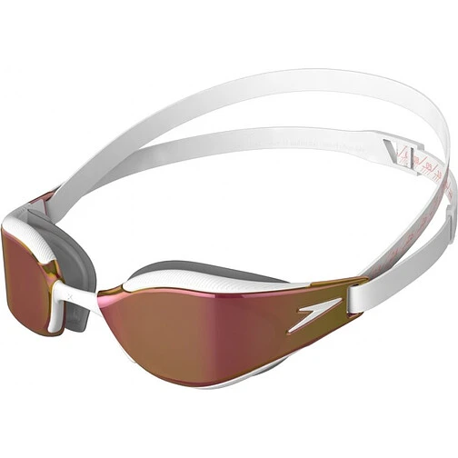 Speedo Очки для плавания Fastskin Hyper Elite Mirror White/Gold