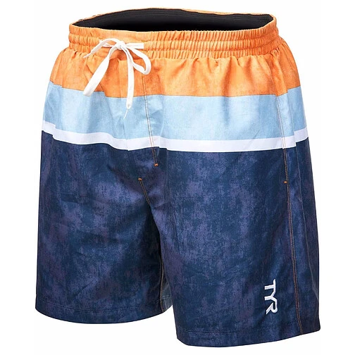 TYR Шорты для плавания Atlantic Horizon Swell Swim Short Navy-White
