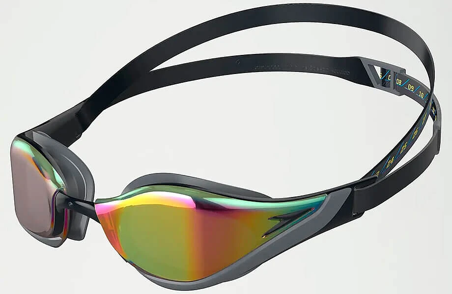 Speedo Очки для плавания Fastskin Pure Focus Mirror Black/Ruby