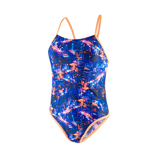 Speedo Купальник Kanji Lights Ribbonback black/red