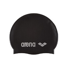 Arena Шапочка для плавания Classic Silicone Black-Silver