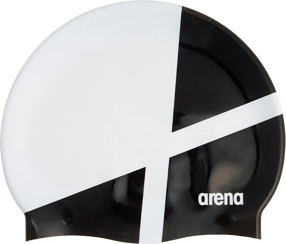 Arena Шапочка для плавания TEAM STRIPE CAP diamond - white - black