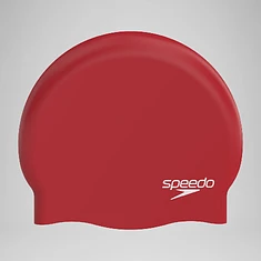 Speedo Шапочка для плавания Plain Moulded Silicone Cap Red
