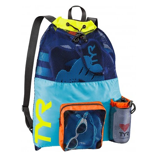 TYR Мешок-рюкзак Big Mesh Mummy Bag Blue/Yellow