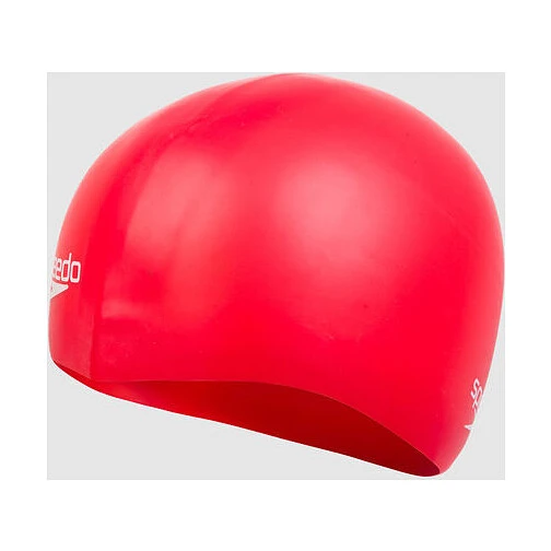 Speedo Шапочка для плавания Plain Moulded Silicone Cap Red