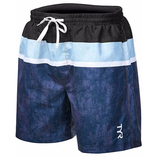 TYR Шорты для плавания Atlantic Horizon Swell Swim Short Black-White