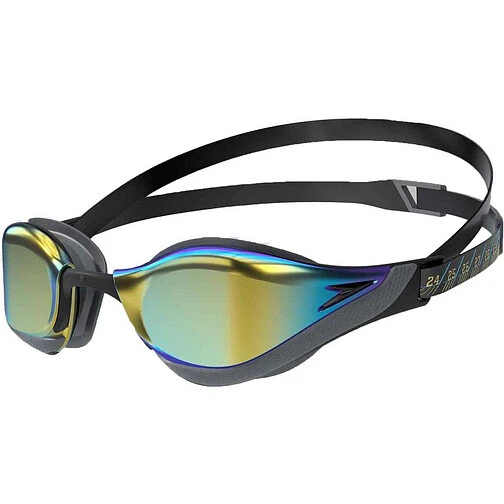 Speedo Очки для плавания Fastskin Pure Focus Mirror Black/Gold