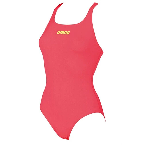 Arena Купальник Solid Swim Pro Fluo red-Soft green