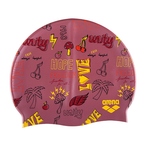 Arena Шапочка для плавания Print 2 AW20 Freedom Nectarine