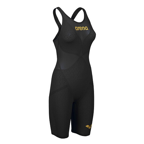 Arena Гидрокостюм PWSKIN CARBON GLIDE FX FBSLCB black-gold