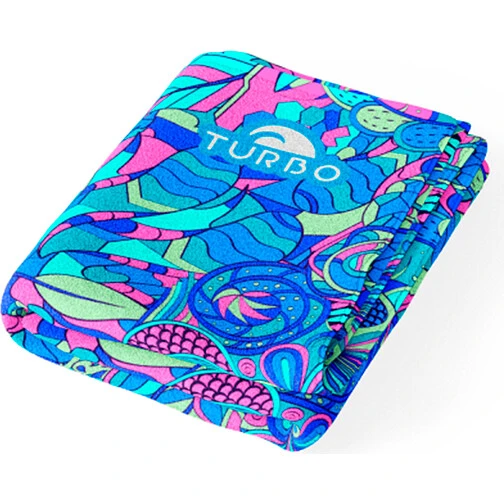 TURBO Полотенце из микрофибры TERRY MICROFIBRE (145 x100cm) SIXTIES MOSAIC blue sky TURBO Полотенце из микрофибры TERRY MICROFIBRE (145 x100cm) SIXTIES MOSAIC blue sky